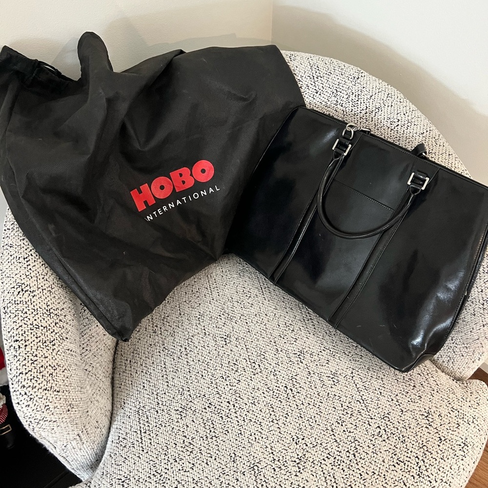 HOBO international Black Leather Bag NWT
